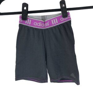 Adidas Kids Slider Shorts Padded Black Purple M